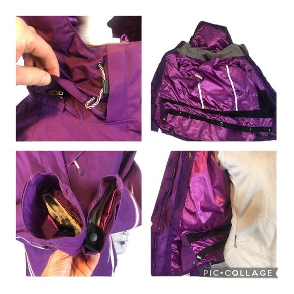 Mountain Hardwear Trifecta women's 3-in-1 insulated jacket & fleece size medium - Picture 6 of 12